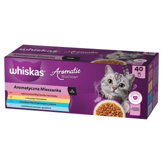 Whiskas Aromatyczna Mieszanka w sosie Mokra Karma dla kota op. 40x85g