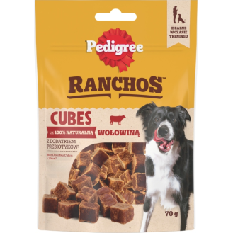Pedigree Przysmak Ranchos Cubes z Wołowiną dla psa op. 70g