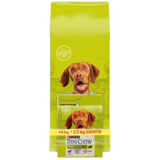 Purina Dog Chow Adult Lamb Sucha Karma dla psa op. 14kg + 2.5kg GRATIS