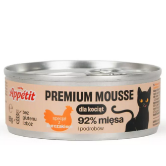 Comfy Appetit Premium Kitten Mousse z Kurczakiem Mokra karma dla kociąt 85g