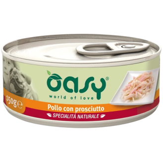 Oasy Natural Adult Chicken with Ham mokra karma dla psa op. 150g