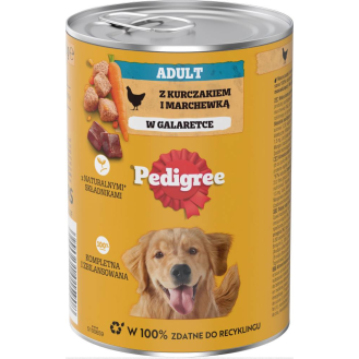 Pedigree Adult Kurczak w galaretce Mokra Karma dla psa op. 400g