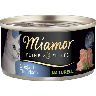 Miamor Feine Filets Naturell Adult Tuńczyk (Skipjack-Thunfisch) Mokra Karma dla kota op. 80g
