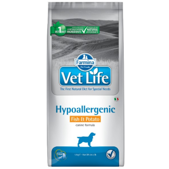 Farmina Vet Life Dog Hypoallergenic Fish&Potato Sucha Karma dla psa op. 12kg