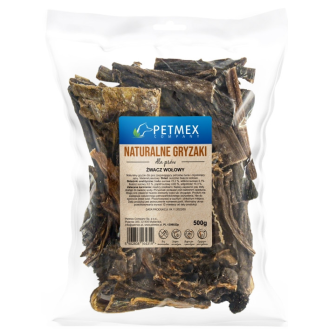 Petmex Żwacz wołowy suszony dla psa op. 500g