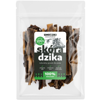 Uniszki Skóra z dzika dla psa op. 100g