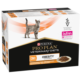 Purina Vet Diets Obesity Management OM Mokra Karma dla kota op. 10x85g
