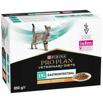 Purina Vet Diets EN Gastro Intestinal Mokra Karma dla kota op. 10x85g