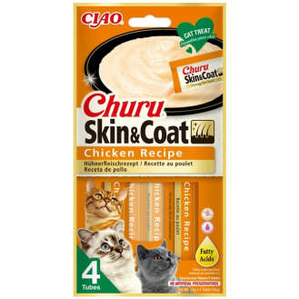 Inaba Ciao Churu Skin&Coat Chicken Przysmak dla kota op. 4x14g