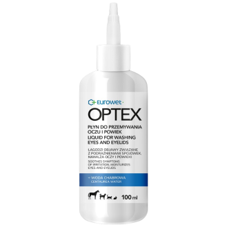 Eurowet Preparat do oczu i powiek Optex płyn dla psa i kota poj. 100ml