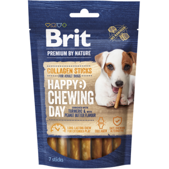 Brit Premium Happy Chewing Day Collagen Sticks Przysmak dla psa op. 7szt.