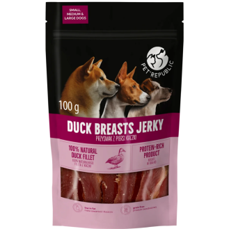 Pet Republic Przysmak Duck Breasts Jerky dla psa op. 100g