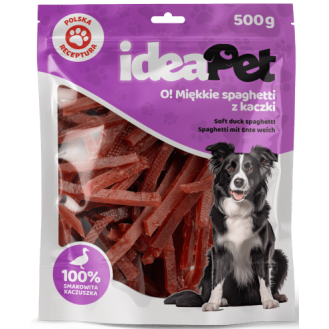 IdeaPet Przysmak O! Miękkie Spaghetti z kaczki dla psa op. 500g