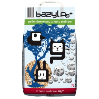 Bazyl Ag+ Pellet Żwirek drewniany bezzapachowy dla kota poj. 7l