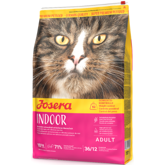 Josera Adult Indoor Sucha Karma dla kota op. 10kg + Mokra Karma 6x200g GRATIS