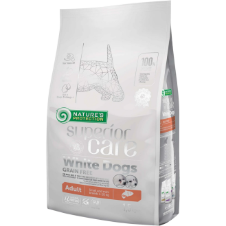 Nature's Protection Superior Care Adult Small Salmon Sucha Karma dla psa op. 1.5kg + Karma Mokra 3x85g GRATIS