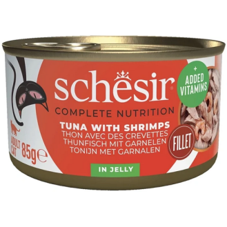 Schesir Adult Tuna with Shrimps in Jelly Mokra Karma dla kota op. 85g