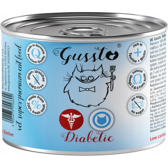 Gussto Vet Diabetic Mokra Karma dla kota op. 200g