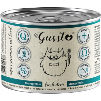 Gussto Fresh Deer Mokra Karma dla kota op. 200g