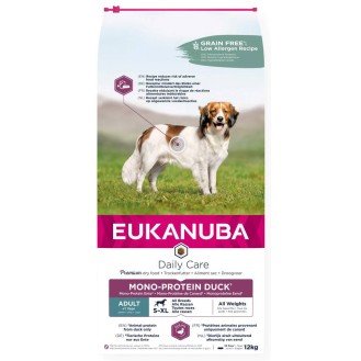 Eukanuba Adult Daily Care Mono-Protein Duck Sucha Karma dla psa op. 12kg