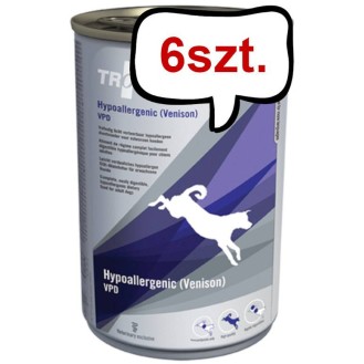 Trovet Hypoallergenic Venison VPD Mokra Karma dla psa op. 400g Pakiet 6szt.