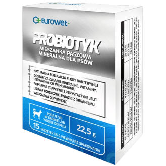 Eurowet Probiotyk dla psa w saszetkach op. 15x1.5g