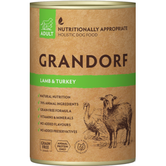 Grandorf Adult Lamb&Turkey Mokra karma dla kota op. 400g