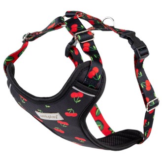 Amiplay Szelki Discovery BeHappy dla psa rozm. XL wzór Cherry