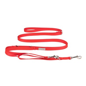 Amiplay Smycz regulowana 8in1 Samba dla psa rozm. XL 25mm/400cm kolor czerwony