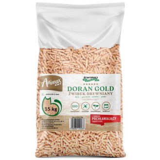 Animax Żwirek drewniany (Pellet) Doran Gold dla kota op. 15kg