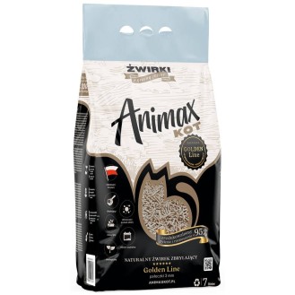 Animax Żwirek drewniany (Pellet) Golden Line dla kota op. 7l