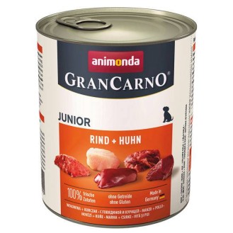 Animonda GranCarno Junior wołowina z kurczakiem Mokra Karma dla szczeniaka op. 800g