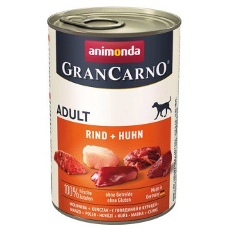 Animonda GranCarno Adult wołowina z kurczakiem Mokra Karma dla psa op. 400g