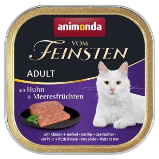 Animonda Vom Feinsten Adult Kurczak z owocami morza Mokra Karma dla kota op. 100g