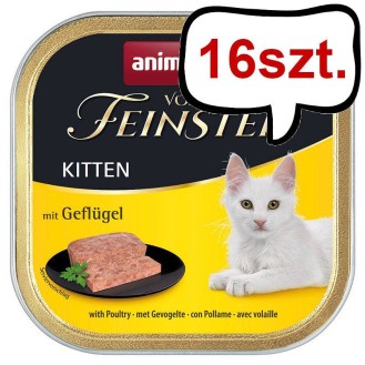 Animonda Vom Feinsten Kitten Drób Mokra Karma dla kociąt op. 100g Pakiet 16szt.