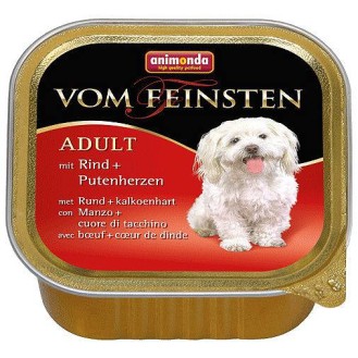 Animonda vom Feinsten DOG Adult wołowina z sercami (rind&puteherzen) Mokra Karma dla psa op. 150g