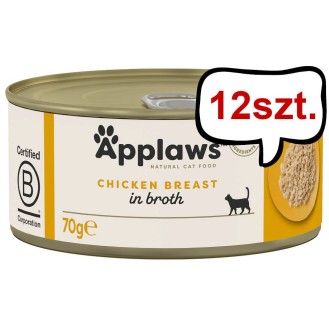 Applaws Natural Cat Food Kurczak Mokra Karma dla kota op. 70g Pakiet 12szt.