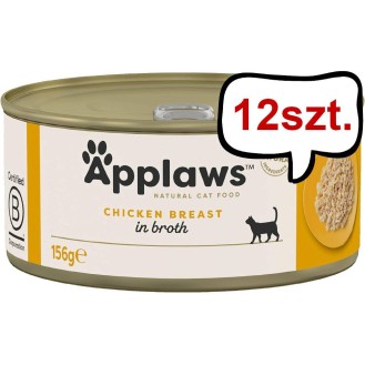 Applaws Natural Cat Food Kurczak Mokra Karma dla kota op. 156g Pakiet 12szt.