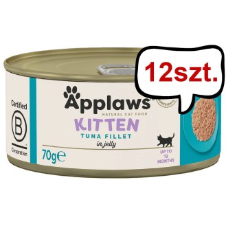Applaws Natural Cat Food Kitten Tuńczyk Mokra Karma dla kociąt op. 70g Pakiet 12szt.