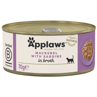 Applaws Natural Cat Food Makrela z sardynkami Mokra Karma dla kota op. 70g