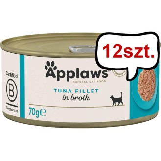 Applaws Natural Cat Food Tuńczyk Mokra Karma dla kota op. 70g Pakiet 12szt.