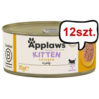 Applaws Natural Cat Food Kitten Kurczak Mokra Karma dla kociąt op. 70g Pakiet 12szt.
