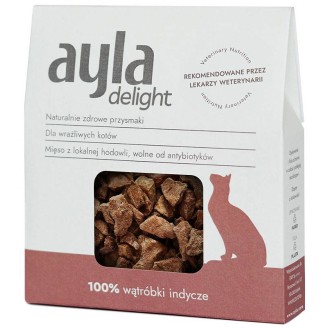 Ayla Delight Wątróbki indycze Przysmaki liofilizowane dla kota op. 28g