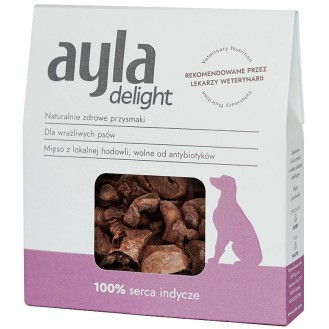 Ayla Delight Serca indycze Przysmaki liofilizowane dla psa op. 28g