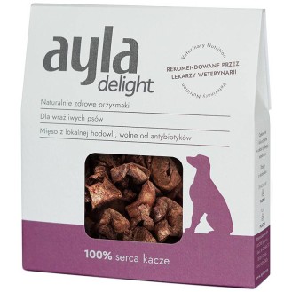 Ayla Delight Serca kacze Przysmaki liofilizowane dla psa op. 28g