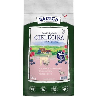 Baltica Smaki Regionów Adult Small Cielęcina z Jagnięciną Sucha Karma dla psa op. 6kg