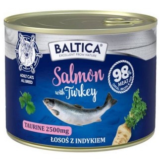 Baltica Excellent Adult Salmon&Turkey Mokra karma dla kota op. 185g