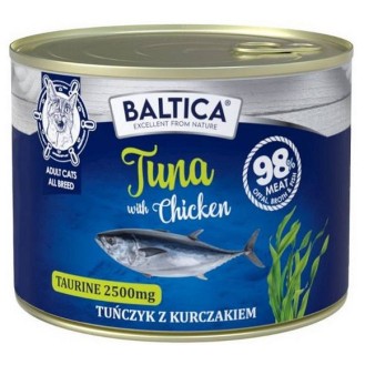 Baltica Excellent Adult Tuna&Chicken Mokra karma dla kota op. 185g