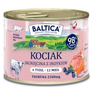 Baltica Smaki Regionów Kitten Jagnięcina z indykiem Mokra karma dla kota op. 185g