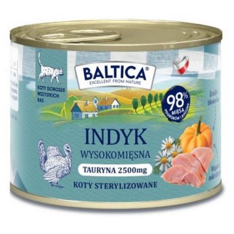 Baltica Smaki Regionów Adult Mono Indyk Mokra karma dla kota op. 185g